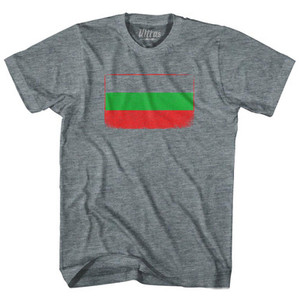 Bulgaria Country Flag Adult Tri-Blend T-Shirt by Ultras