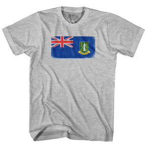 British Virgin Islands Country Flag Adult Cotton T-Shirt by Ultras