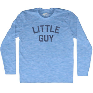 Little Guy Adult Tri-Blend Long Sleeve T-shirt - Athletic Blue