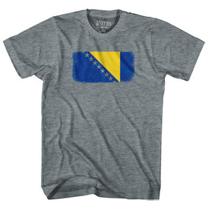 Bosnia And Herzegovina Country Flag Adult Tri-Blend T-Shirt by Ultras Bosnia And Herzegovina Country Flag Adult Tri-Blend T-Shirt by Ultras
