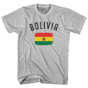 Bolivia Country Flag Heritage Adult Cotton T-Shirt by Ultras