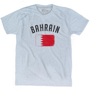 Bahrain Country Flag Heritage Adult Tri-Blend T-Shirt by Ultras Bahrain Country Flag Heritage Adult Tri-Blend T-Shirt by Ultras