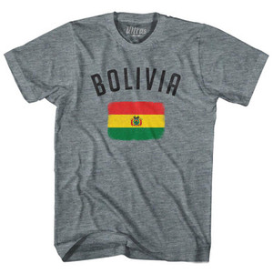 Bolivia Country Flag Heritage Adult Tri-Blend T-Shirt by Ultras Bolivia Country Flag Heritage Adult Tri-Blend T-Shirt by Ultras