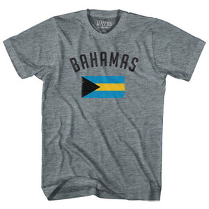 Bahamas Country Flag Heritage Adult Tri-Blend T-Shirt by Ultras Bahamas Country Flag Heritage Adult Tri-Blend T-Shirt by Ultras