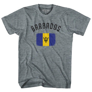 Barbados Country Flag Heritage Adult Tri-Blend T-Shirt by Ultras Barbados Country Flag Heritage Adult Tri-Blend T-Shirt by Ultras
