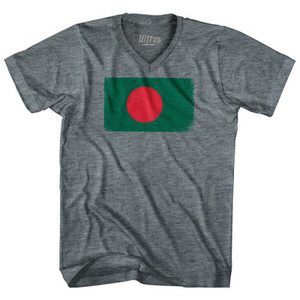 Bangladesh Country Flag Adult Tri-Blend V-Neck T-Shirt by Ultras Bangladesh Country Flag Adult Tri-Blend V-Neck T-Shirt by Ultras