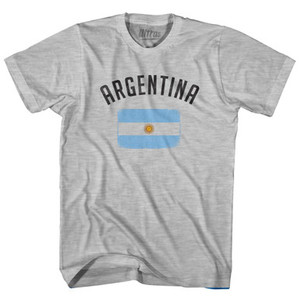 Argentina Country Flag Heritage Adult Cotton T-Shirt by Ultras Argentina Country Flag Heritage Adult Cotton T-Shirt by Ultras