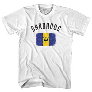 Barbados Country Flag Heritage Adult Cotton T-Shirt by Ultras