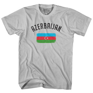 Azerbaijan Country Flag Heritage Adult Cotton T-Shirt by Ultras Azerbaijan Country Flag Heritage Adult Cotton T-Shirt by Ultras