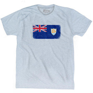 Anguilla Country Flag Adult Tri-Blend T-Shirt by Ultras Anguilla Country Flag Adult Tri-Blend T-Shirt by Ultras