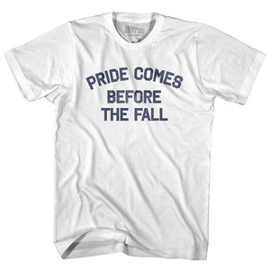 Pride Comes Before The Fall Womens Cotton Junior Cut T-Shirt by Ultras Pride Comes Before The Fall Womens Cotton Junior Cut T-Shirt by Ultras