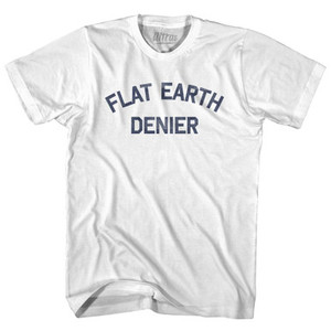 Flat Earth Denier Youth Cotton T-Shirt by Ultras Flat Earth Denier Youth Cotton T-Shirt by Ultras