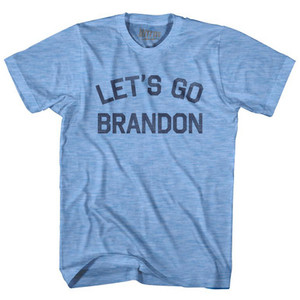 Lets Go Brandon Adult Tri-Blend T-Shirt by Ultras