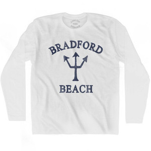 Wisconsin Bradford Beach Trident Adult Cotton Long Sleeve T-Shirt by Ultras