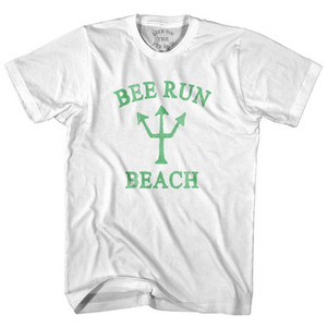 West Virginia Bee Run Beach Trident Adult Cotton T-Shirt by Ultras West Virginia Bee Run Beach Trident Adult Cotton T-Shirt by Ultras