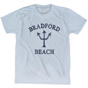 Wisconsin Bradford Beach Trident Adult Tri-Blend T-Shirt by Ultras