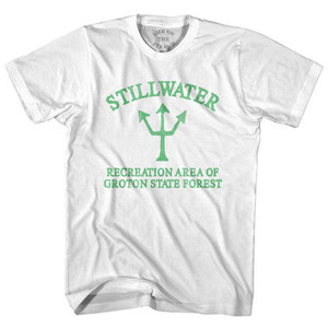 Vermont Stillwater Recreation Area Of Groton State Forest Trident Adult Cotton T-Shirt by Ultras