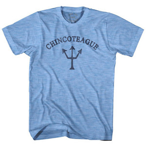 Virginia Chincoteague Trident Adult Tri-Blend T-Shirt by Ultras
