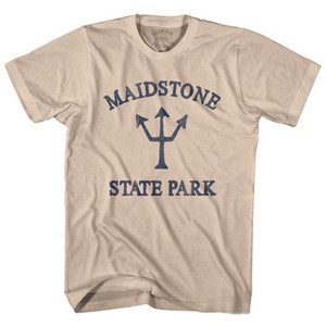 Vermont Maidstone State Park Trident Adult Cotton T-Shirt by Ultras