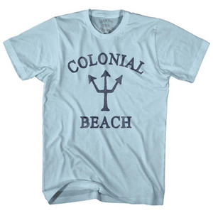 Virginia Colonial Beach Trident Adult Cotton T-Shirt by Ultras