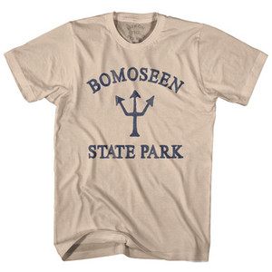 Vermont Bomoseen State Park Trident Adult Cotton T-Shirt by Ultras