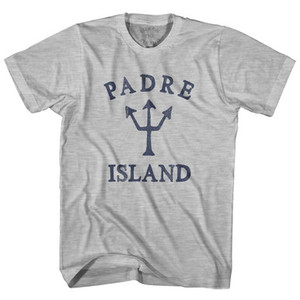 Texas Padre Island Trident Adult Cotton T-Shirt by Ultras