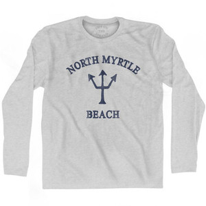 South Carolina North Myrtle Beach Trident Adult Cotton Long Sleeve T-Shirt by Ultras South Carolina North Myrtle Beach Trident Adult Cotton Long Sleeve T-Shirt by Ultras