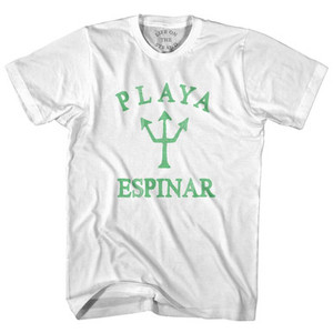 Puerto Rico Playa Espinar Emerald Art Trident Adult Cotton T-Shirt by Ultras Puerto Rico Playa Espinar Emerald Art Trident Adult Cotton T-Shirt by Ultras