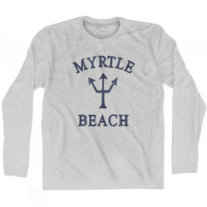 South Carolina Myrtle Beach Trident Adult Cotton Long Sleeve T-Shirt by Ultras South Carolina Myrtle Beach Trident Adult Cotton Long Sleeve T-Shirt by Ultras