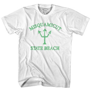 Rhode Island Misquamicut State Beach Emerald Art Trident Youth Cotton T-Shirt by Ultras Rhode Island Misquamicut State Beach Emerald Art Trident Youth Cotton T-Shirt by Ultras