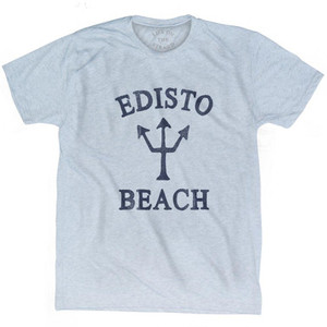 South Carolina Edisto Beach Trident Adult Tri-Blend T-Shirt by Ultras