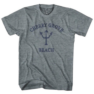 South Carolina Cherry Grove Beach Trident Womens Tri-Blend Junior Cut T-Shirt by Ultras