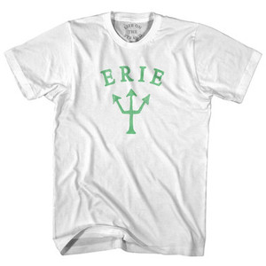 Pennsylvania Erie Emerald Art Trident Adult Cotton T-Shirt by Ultras Pennsylvania Erie Emerald Art Trident Adult Cotton T-Shirt by Ultras
