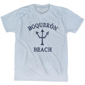 Puerto Rico Boqueron Beach Trident Adult Tri-Blend T-Shirt by Ultras Puerto Rico Boqueron Beach Trident Adult Tri-Blend T-Shirt by Ultras