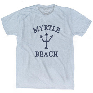 South Carolina Myrtle Beach Trident Adult Tri-Blend T-Shirt by Ultras
