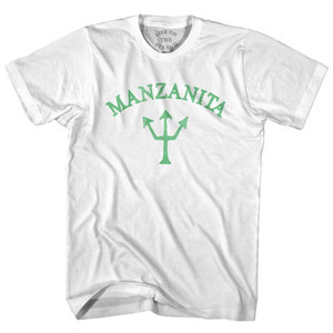 Oregon Manzanita Emerald Art Trident Adult Cotton T-Shirt by Ultras Oregon Manzanita Emerald Art Trident Adult Cotton T-Shirt by Ultras
