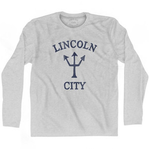 Oregon Lincoln City Trident Adult Cotton Long Sleeve T-Shirt by Ultras Oregon Lincoln City Trident Adult Cotton Long Sleeve T-Shirt by Ultras