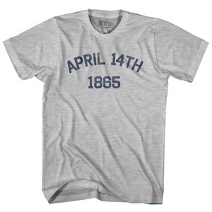 April 14th 1865 President Lincoln was Assassinated Adult Cotton T-shirt by Ultras April 14th 1865 President Lincoln was Assassinated Adult Cotton T-shirt by Ultras