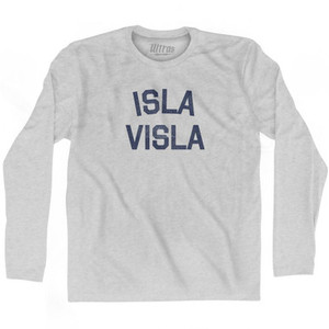 Isla Visla Adult Cotton Long Sleeve T-shirt by Ultras