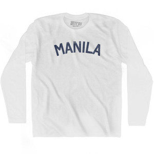 MANILA Adult Cotton Long Sleeve T-shirt by Ultras MANILA Adult Cotton Long Sleeve T-shirt by Ultras