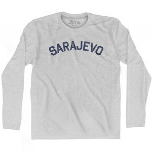 SARAJEVO Adult Cotton Long Sleeve T-shirt by Ultras