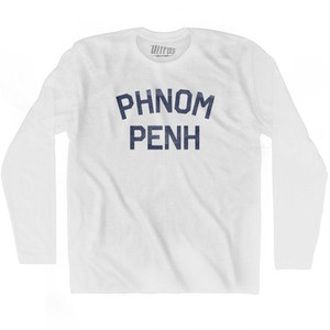 PHNOM PENH Adult Cotton Long Sleeve T-shirt by Ultras PHNOM PENH Adult Cotton Long Sleeve T-shirt by Ultras