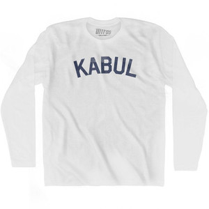 KABUL Adult Cotton Long Sleeve T-shirt by Ultras KABUL Adult Cotton Long Sleeve T-shirt by Ultras