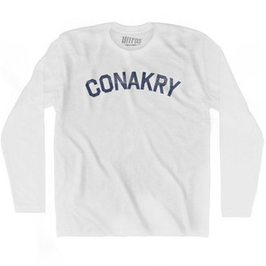 CONAKRY CITY Adult Cotton Long Sleeve T-shirt by Ultras