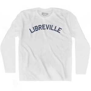 LIBREVILLE Adult Cotton Long Sleeve T-shirt by Ultras