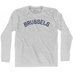 BRUSSELS Adult Cotton Long Sleeve T-shirt by Ultras