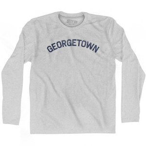GEORGETOWN Adult Cotton Long Sleeve T-shirt by Ultras