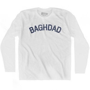 BAGHDAD Adult Cotton Long Sleeve T-shirt by Ultras BAGHDAD Adult Cotton Long Sleeve T-shirt by Ultras