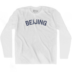 BEIJING Adult Cotton Long Sleeve T-shirt by Ultras BEIJING Adult Cotton Long Sleeve T-shirt by Ultras