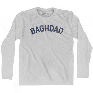 BAGHDAD Adult Cotton Long Sleeve T-shirt by Ultras BAGHDAD Adult Cotton Long Sleeve T-shirt by Ultras